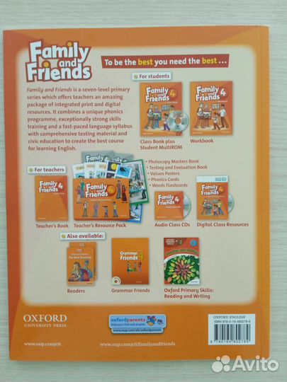 Family and Friends Class book 3, 4