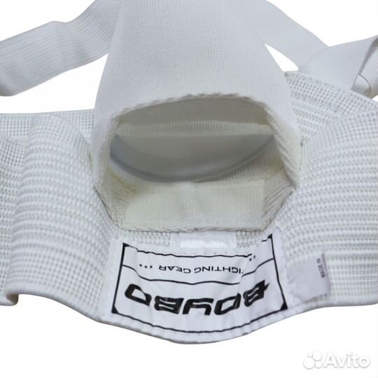 Защита паха BoyBo BG150, белая, мужская