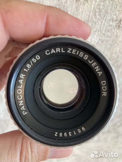 Объектив Carl Zeiss Pancolar 1.8/50, бленда,фильтр