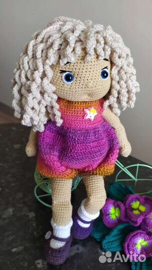 Вязаная кукла крючком