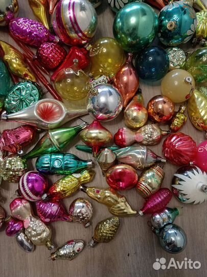 Елочные игрушки СССР, 129 штук