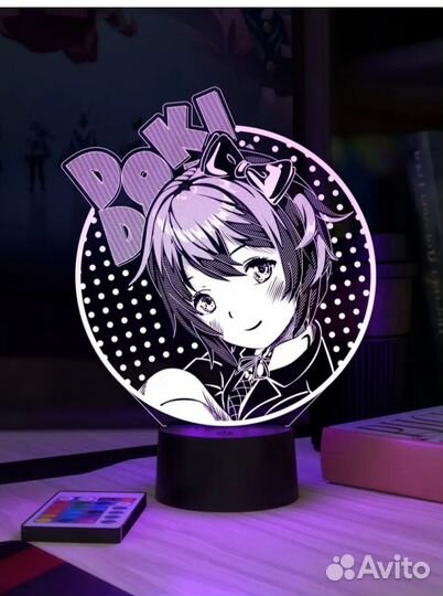 Светильник Ночник Сайори DokiDoki