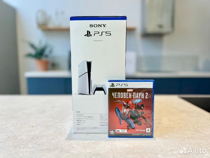 Sony PlayStation 5 Slim Spider-Man 2 Гарантия год