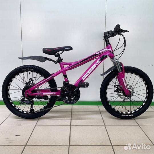 Велосипед горный Розовый-черный