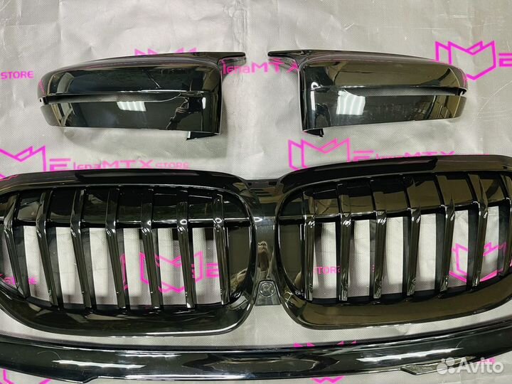 Спойлер ноздри накладки зеркал BMW G20