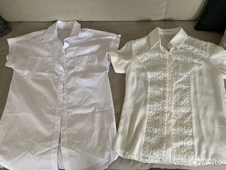 Рубашки белые д/дев для школы
