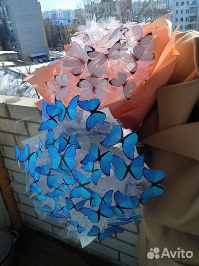 Букеты из бабочек