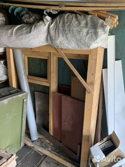 Оконный блок с рамами