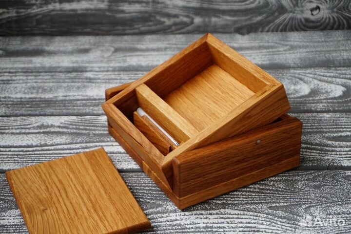 Оригинальный подарок из дерева. Сигаретница