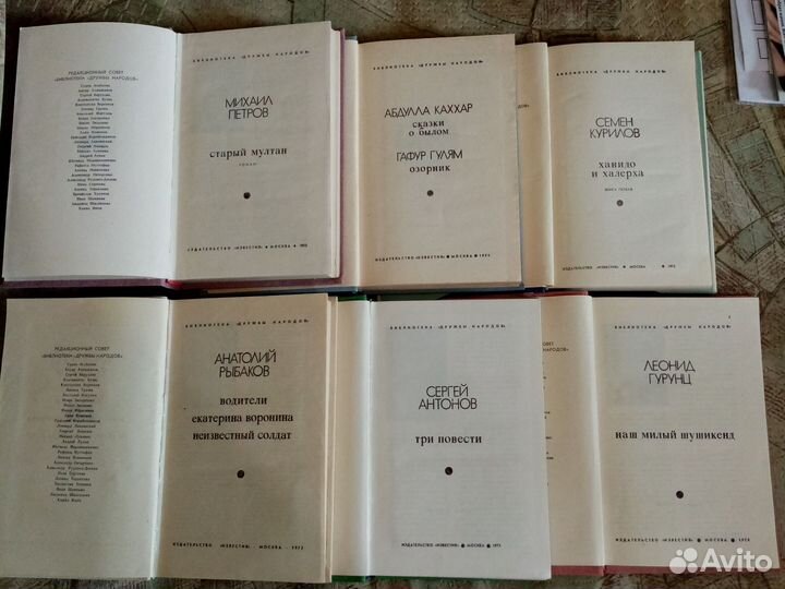 Книги серии библиотека Дружбы народов