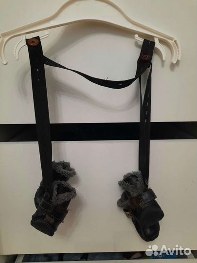 Система крепления ботинок для собак