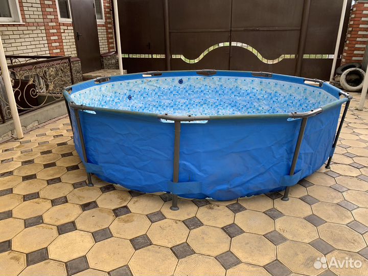Каркасный бассейн bestway steel pro max 4678