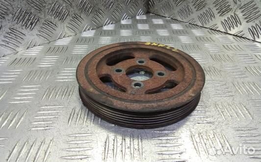 Шкив коленвала демпферный дизельный chevrolet capt