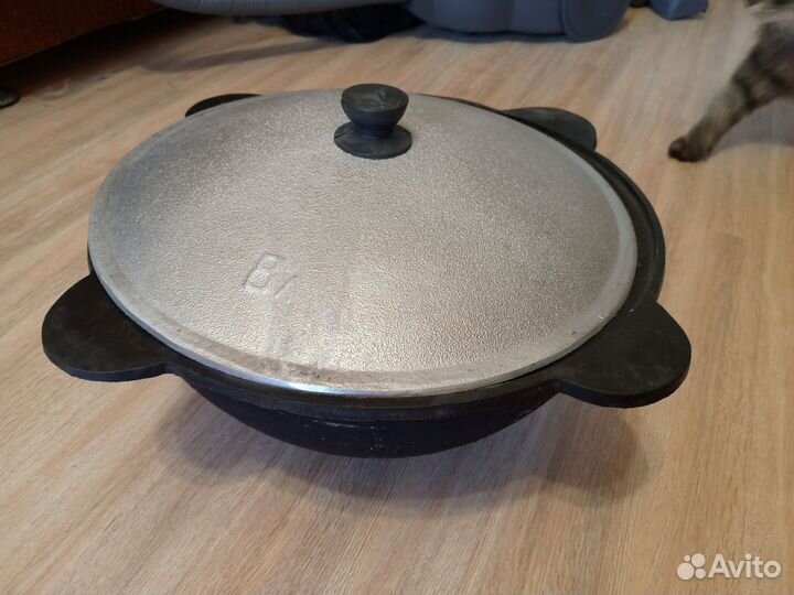 Казан чугунный узбекский 8л