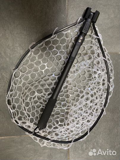 Подсачек силиконовый форелевый новый, 80см