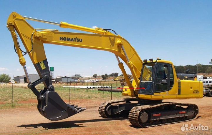 Стекло лобовое нижнее на экскаватор Komatsu PC PW