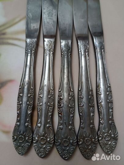 Ножи из нержавейки 5шт