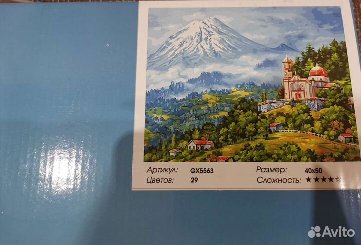 Картина по номерам новая