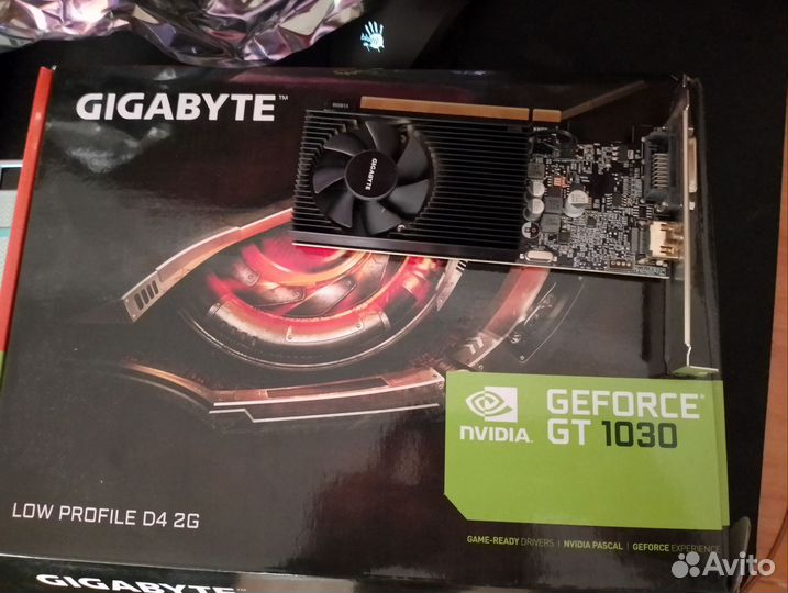 Видеокарта GT1030 2gb Gigabyte geforce