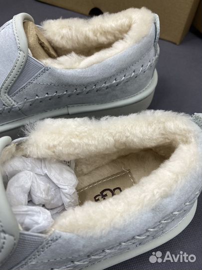 Слипоны угги Ugg Stitch Slip On Grey-Violet