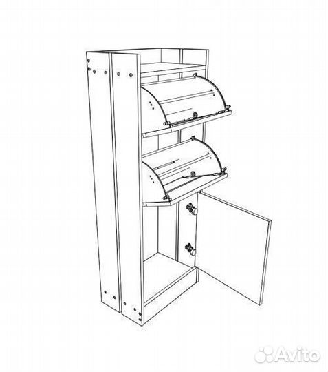 Обувница Венге