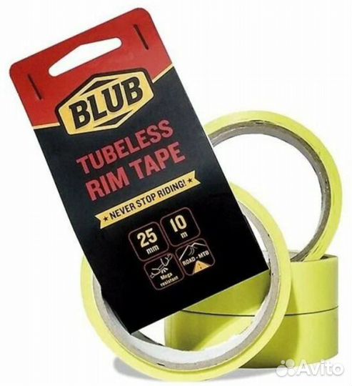 Лента ободная бескамерная Blub Tubeless Rim Tape, 35 мм., 9,14 м