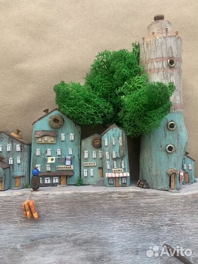 Дрифтвуд кит/ кашалот ключница/ панно