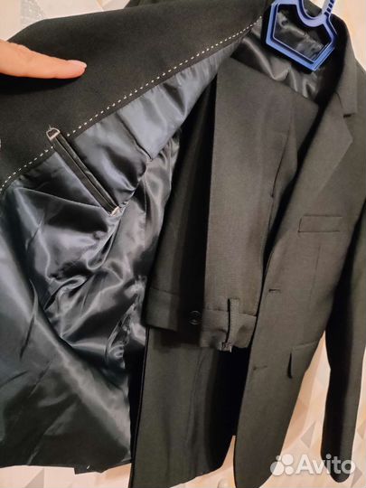 Школьный костюм для мальчика 134 темно-синий