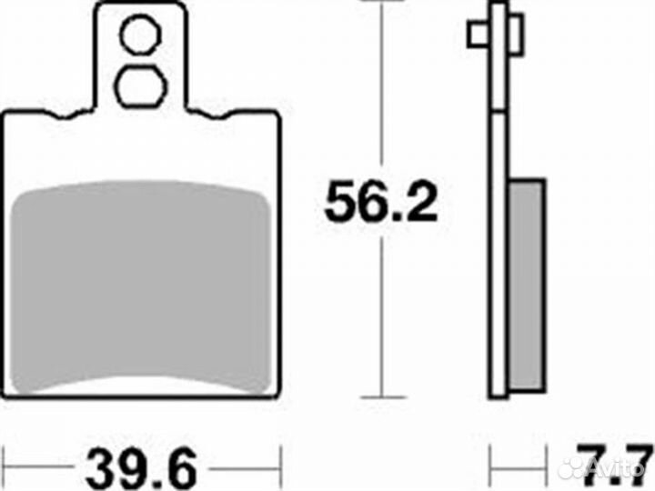 Тормозные колодки gilera Runner, yamaha JOG-R Aero