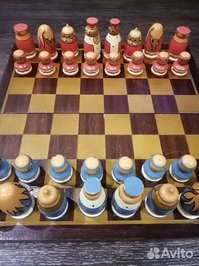 Шахматы коллекционные, деревянные