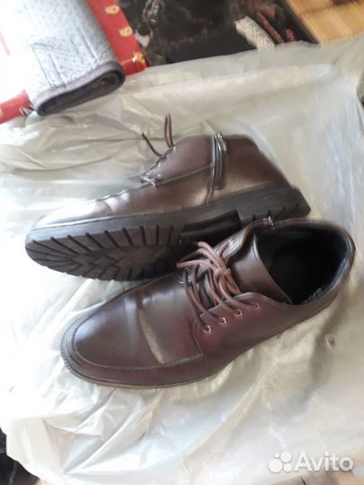 Ботинки зимние 40 размер кожа