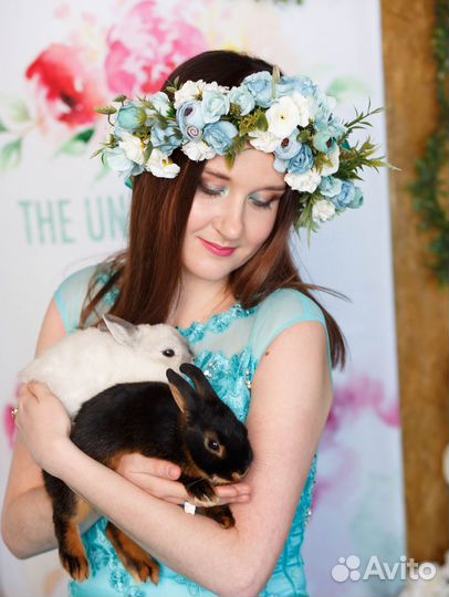 Венок на голову ручной работы для фотосессии