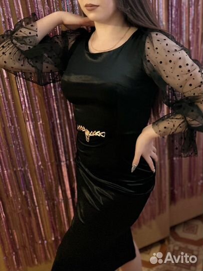 Платье черное