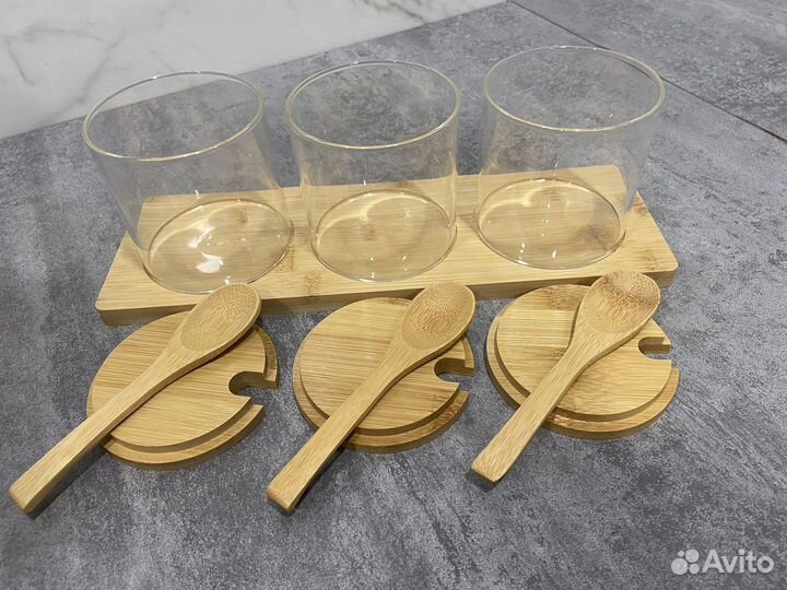 Баночки для специй на подставке