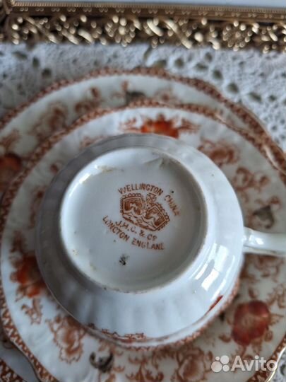 Чашка блюдце тарелка Англия винтаж