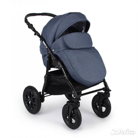 Коляска 2 в 1 Alis Berta синяя