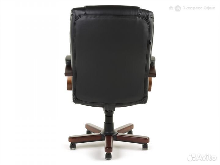 Кресло для руководителя Бюрократ T-9925walnut/blac