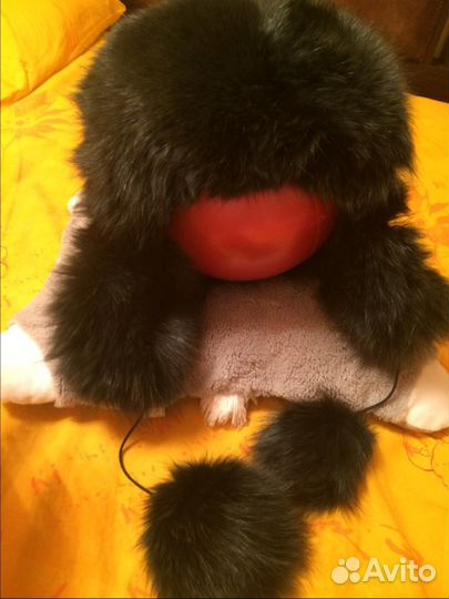 Зимняя шапка с мехом