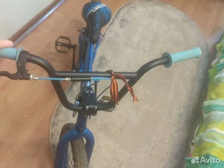 Трюковой велосипед bmx (синий)