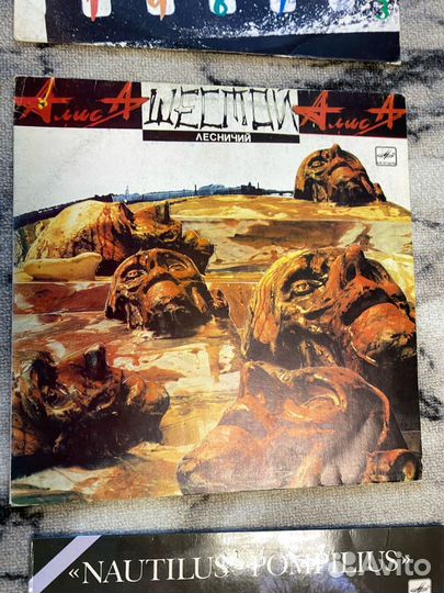 Виниловые пластинки рок