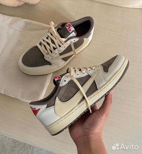 Кроссовки Nike air jordan 1 travis scott mocha