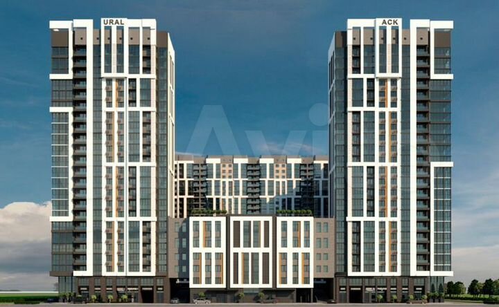Квартира-студия, 25,4 м², 20/23 эт.