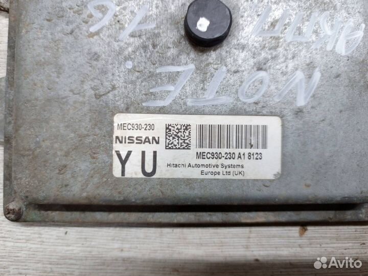 Блок управления двигателем Nissan Note E11