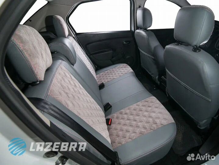 Авточехлы из экокожи для Renault Logan