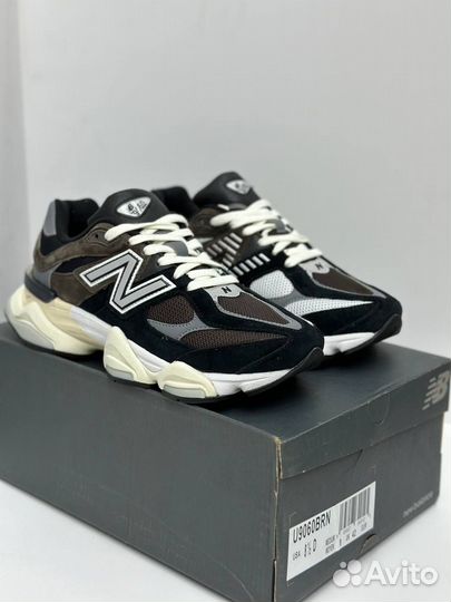 New Balance 9060 Black Brown(Премиум Качество)