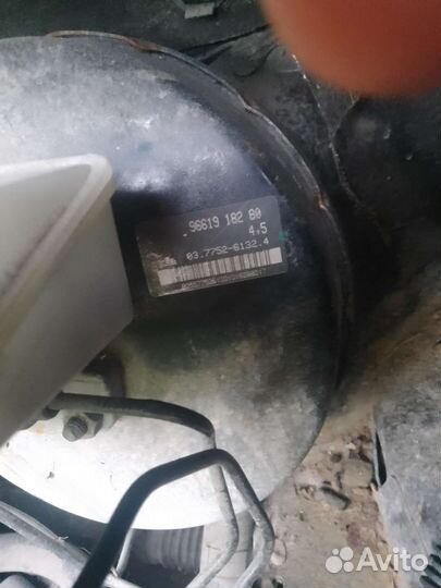 Вакуумный усилитель тормозов peugeot 206