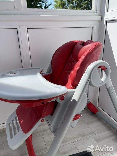 Детский стульчик для кормления chicco polly
