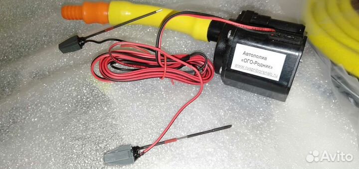 Полив капельный с датчиками влажности (теплица)