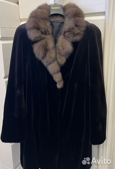 Шуба Blackglama с соболем