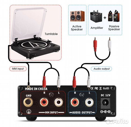 Фонокорректор для винила Nobsound T3